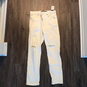NWT Volcom white jeans